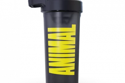 Animal Iconic Grey Cap - Yellow Logo Shaker - 700ml