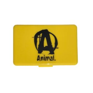 Universal Nutrition Yellow Pill Case – Black Animal Logo