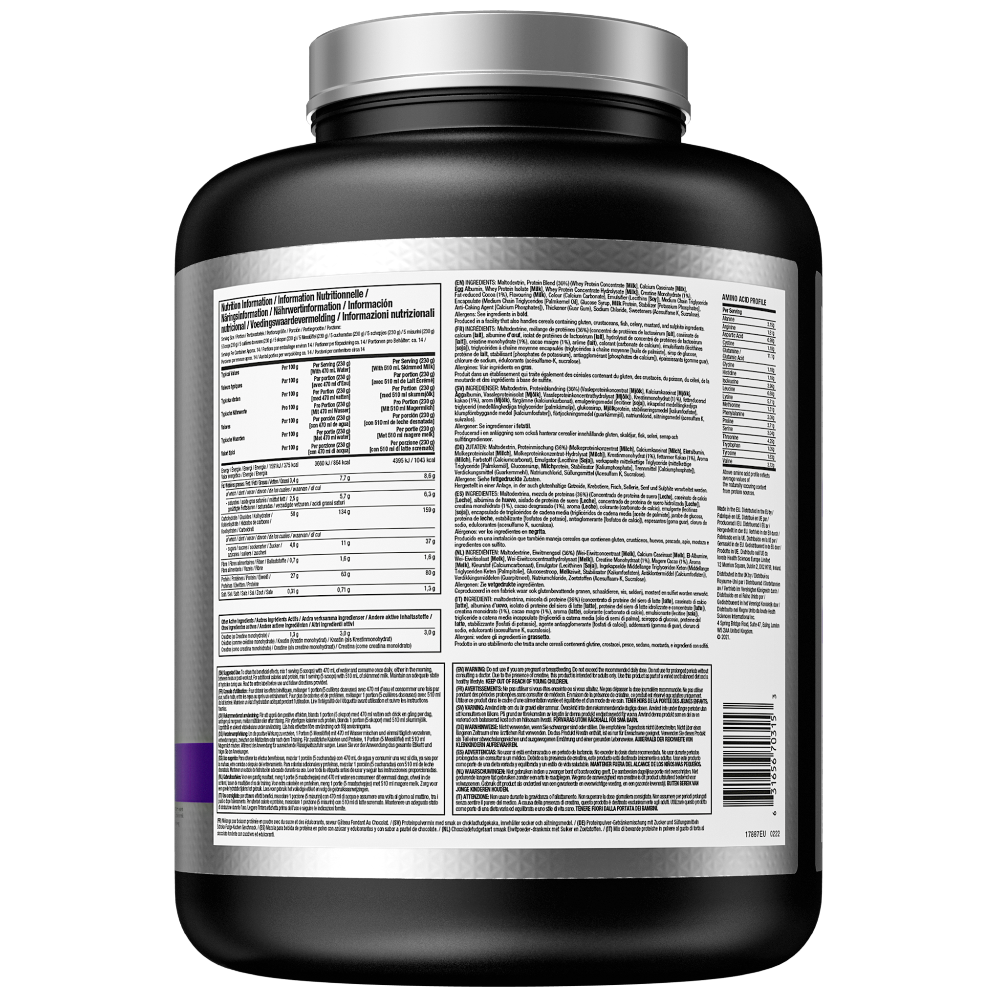 MuscleTech Mass Tech Elite – 3,18kg - Image 2