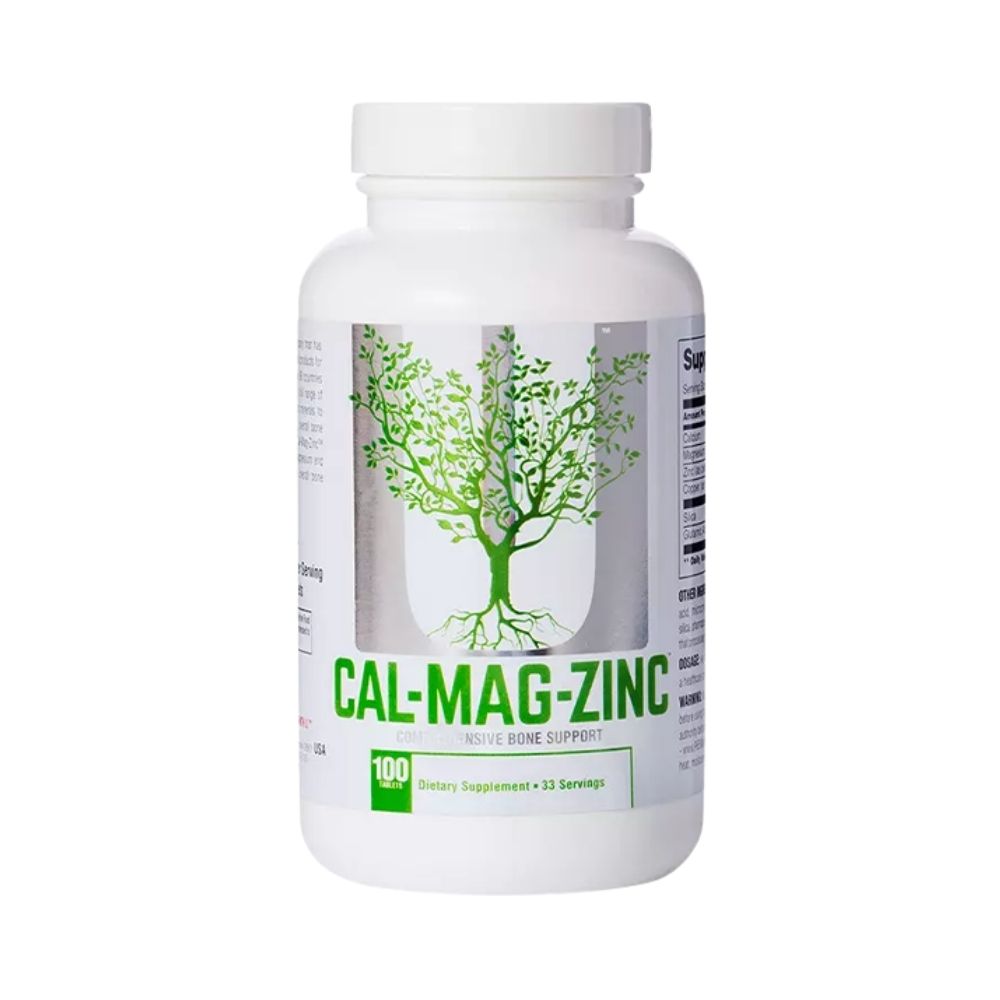 Universal Nutrition Calcium – Zinc – Magnesium – 100 tablets