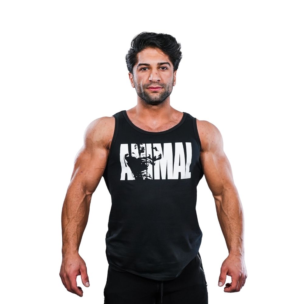 Universal Nutrition Animal Iconic Tank - Black - Image 3