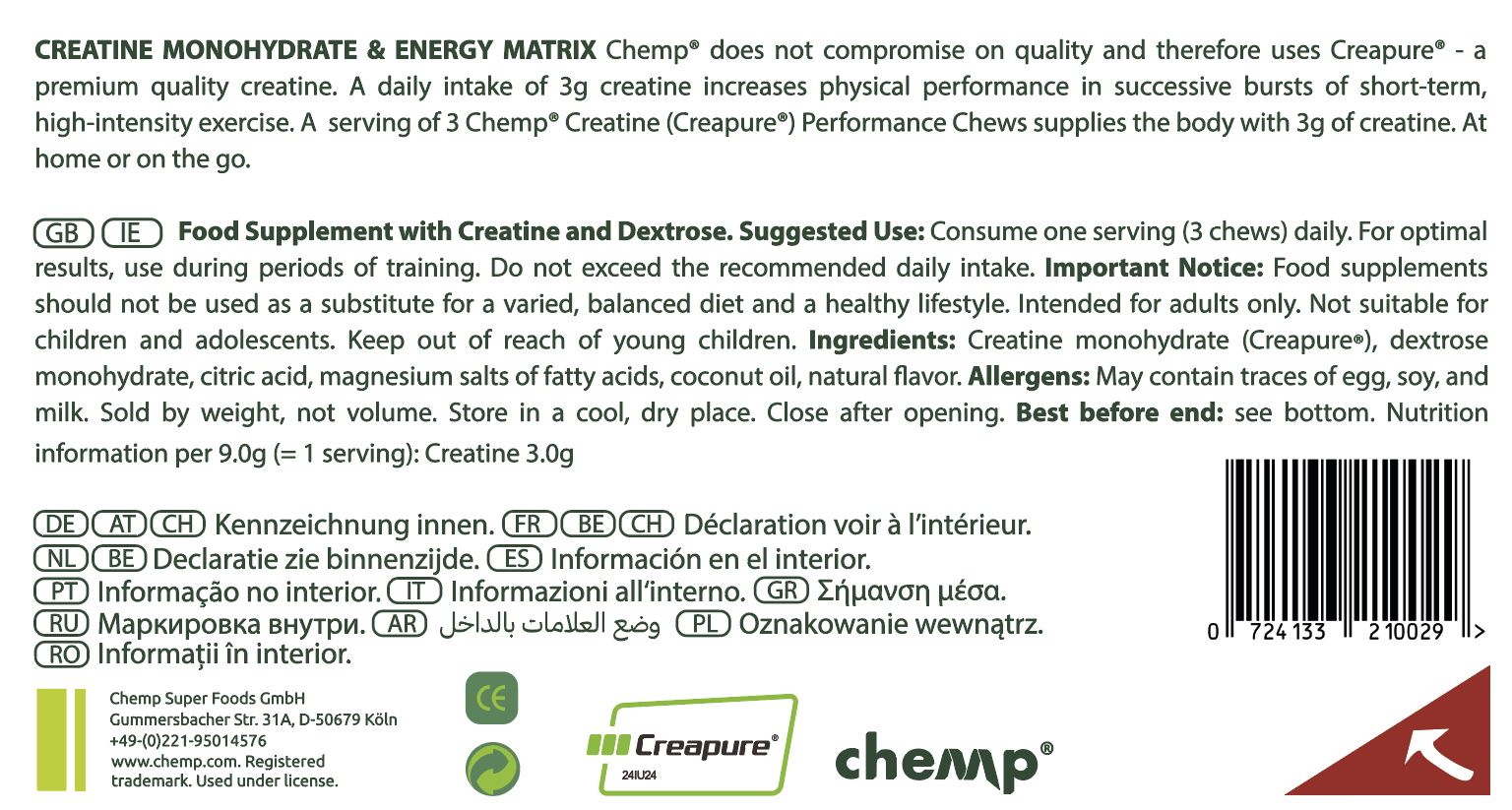 Chemp Glucos 90 ldetail