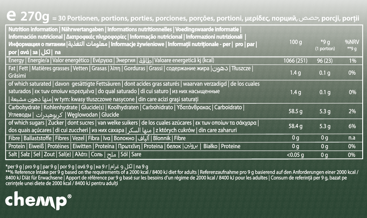 Chemp Glucos 90 lemon_nutrition